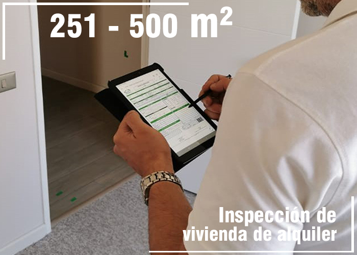 Inspección de vivienda en alquiler de 251 m² a 500 m², Inspección de Viviendas, Inspección de Vivienda