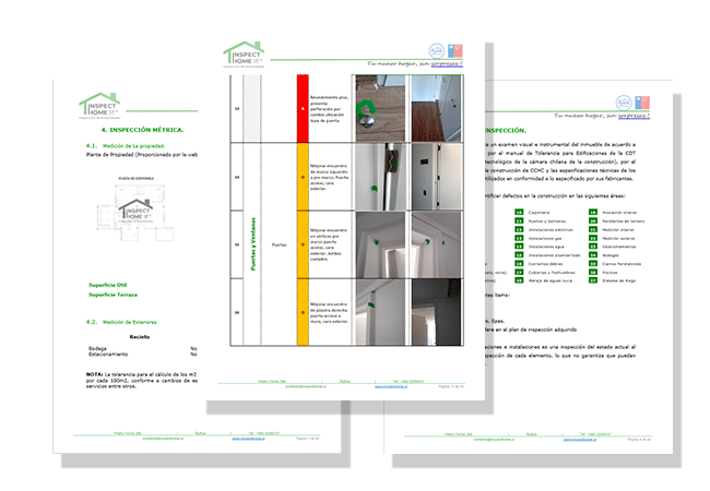 Informe de Inspección, Informe peritación, Inspection Report, Informe Vivienda, Vivienda Spain, Informe obra nueva, Vivienda Segunda Mano, vivienda usada